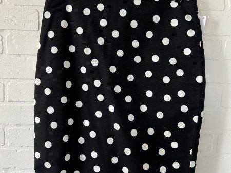 Black & White Skirt Midi Ann Taylor, Size 6 Online now