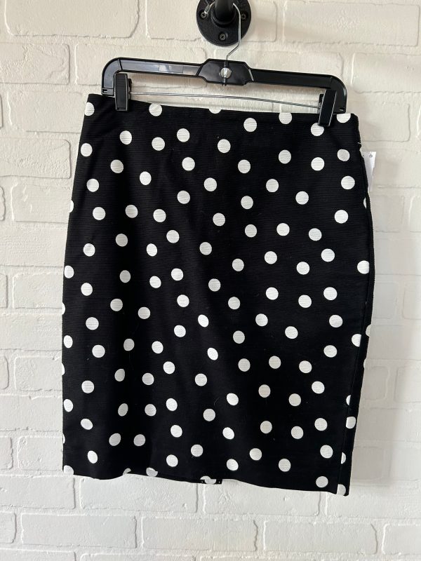 Black & White Skirt Midi Ann Taylor, Size 6 Online now