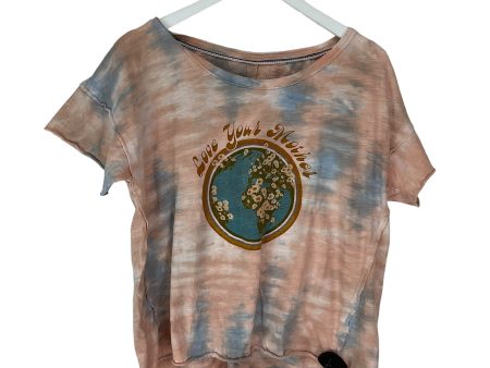 Tie Dye Print Top Short Sleeve Anthropologie, Size S Sale