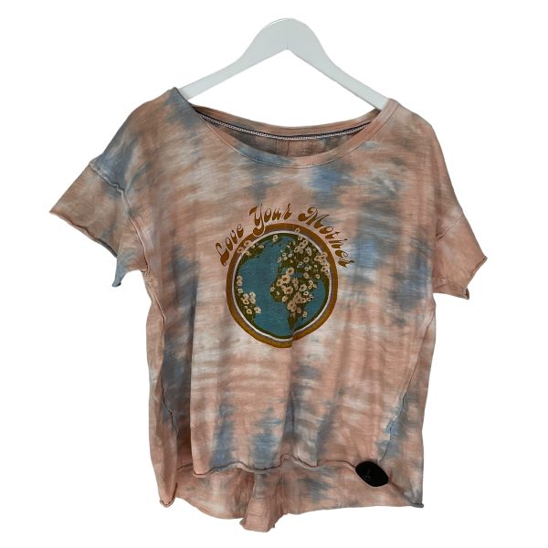 Tie Dye Print Top Short Sleeve Anthropologie, Size S Sale