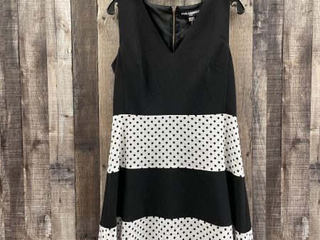 Black & White Dress Party Midi Karl Lagerfeld, Size M Cheap