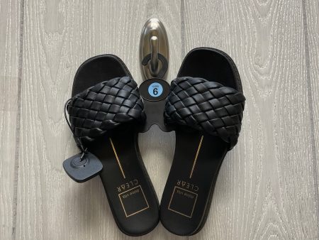 Black Sandals Flats Dolce Vita, Size 6 Hot on Sale