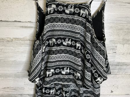 Black & White Romper Rue 21, Size M Fashion