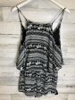 Black & White Romper Rue 21, Size M Fashion