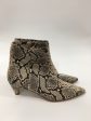 Snakeskin Print Boots Ankle Heels Splendid, Size 8.5 Online now