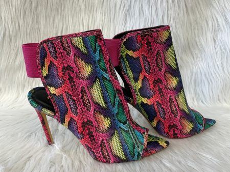 Snakeskin Print Shoes Heels Stiletto Liliana, Size 10 Online now