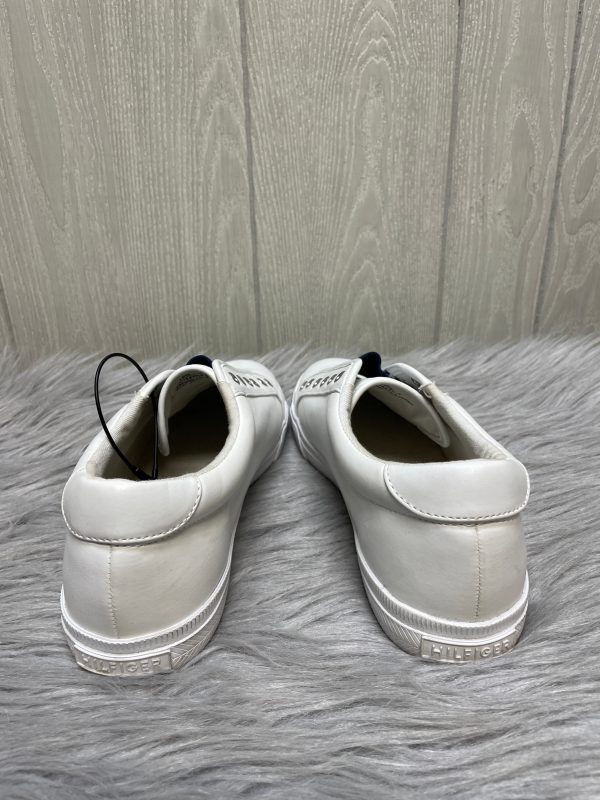 White Shoes Sneakers Tommy Hilfiger, Size 10 Online