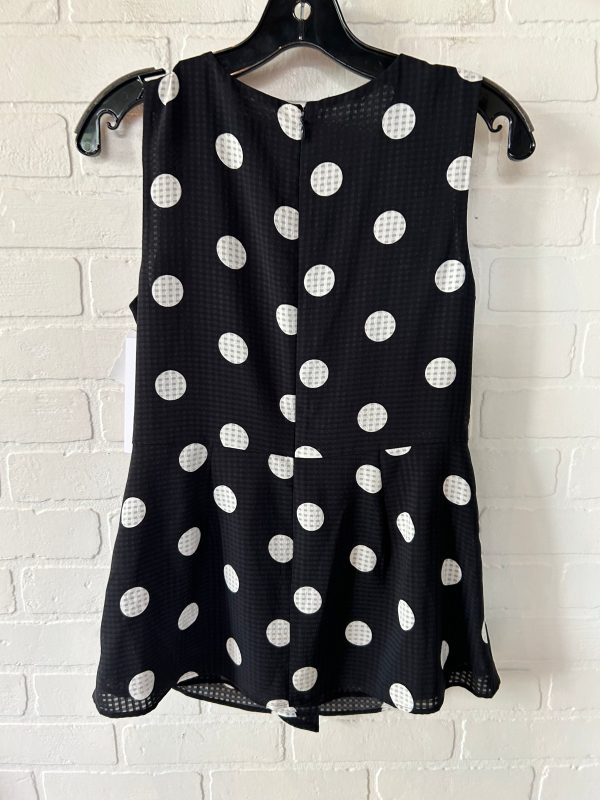 Black & White Top Sleeveless Ann Taylor, Size Xs Online now