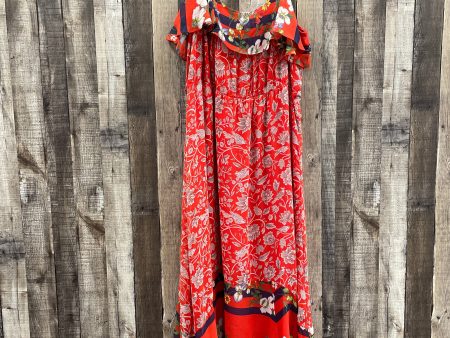 Red Dress Casual Maxi Cme, Size Xl Online now