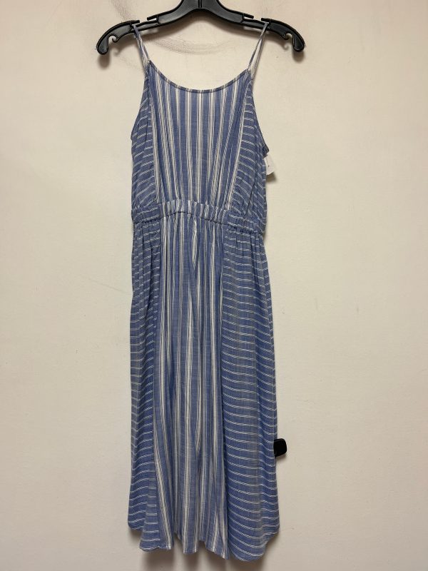 Striped Pattern Dress Casual Midi Loft, Size Xs Online