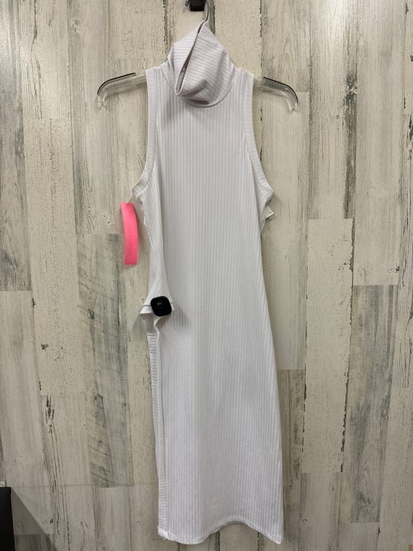 White Dress Casual Midi Nasty Gal, Size M Sale