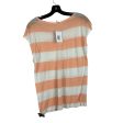 Striped Pattern Top Short Sleeve Basic Joie, Size Xs Hot on Sale