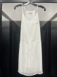 White Dress Casual Short Naked Zebra, Size S Sale