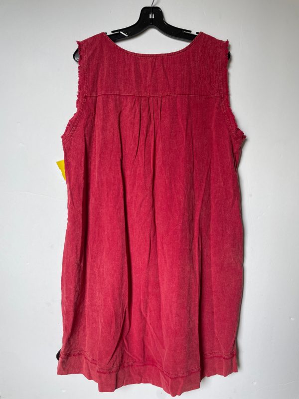 Red Dress Casual Short Umgee, Size 1x For Sale