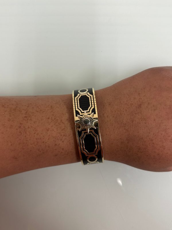 Black & Gold Bracelet Designer Coach Sale