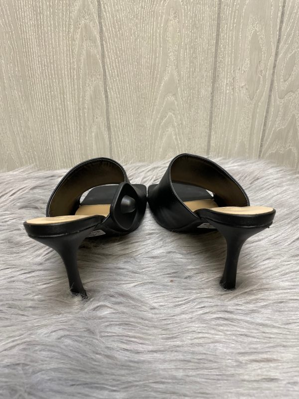 Black Sandals Heels Stiletto Charlotte Russe, Size 9 Online