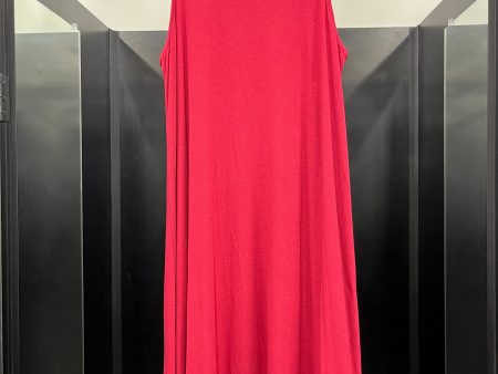 Red Dress Casual Midi Old Navy, Size S For Sale