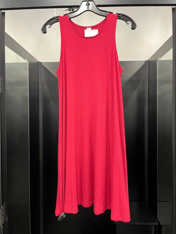 Red Dress Casual Midi Old Navy, Size S For Sale