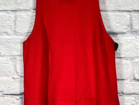 Red Top Sleeveless Anthropologie, Size M For Discount