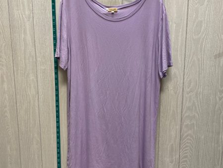 Purple Dress Casual Short Piko, Size L For Discount