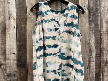 Tie Dye Print Blouse Sleeveless Cabi, Size S For Cheap