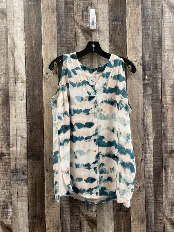 Tie Dye Print Blouse Sleeveless Cabi, Size S For Cheap