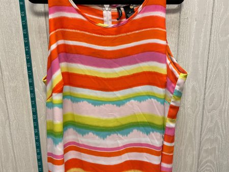 Striped Pattern Top Sleeveless New Directions, Size 2x Online Sale