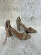 Tan Sandals Heels Block Steve Madden, Size 10 Fashion