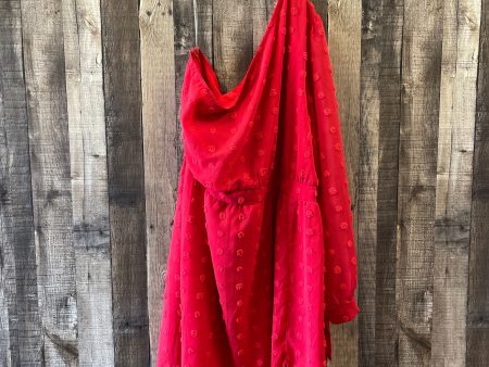 Red Dress Party Short Chicsoul, Size 1x Online Hot Sale