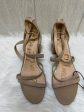 Tan Sandals Heels Block Sam Edelman, Size 8 Supply