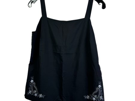 Black Top Sleeveless Harolds, Size L Cheap