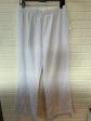 White Pants Linen Soft Surroundings, Size 8 For Discount