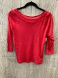 Red Top Long Sleeve Jones New York, Size M For Discount