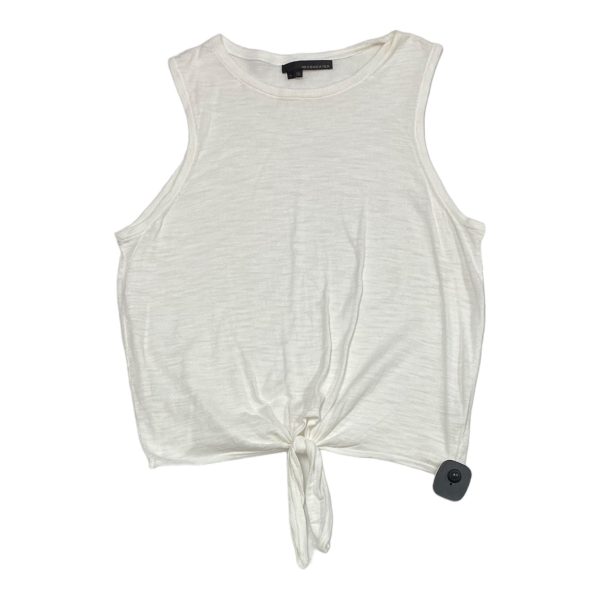 White Top Sleeveless 360SWEATER, Size L Online now