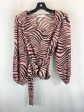 Black & Pink Top Long Sleeve Clothes Mentor, Size S on Sale