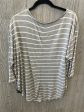 Striped Pattern Top 3 4 Sleeve Ana, Size 1x Discount