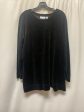 Black Top Long Sleeve Denim And Company, Size 1x Online Hot Sale