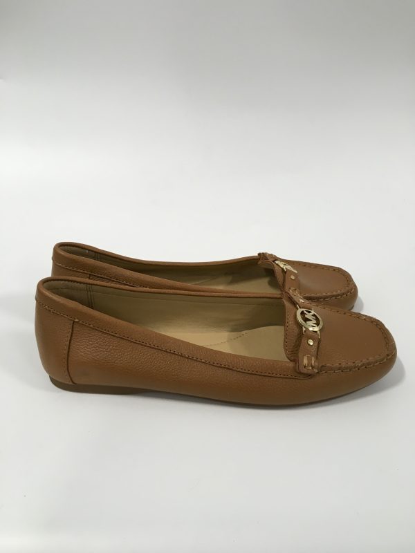 Tan Shoes Flats Ballet Michael By Michael Kors, Size 6.5 Online now