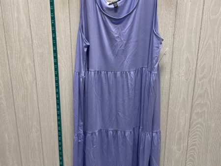 Purple Dress Casual Midi Eileen Fisher, Size Xl Online