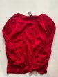 Red Blouse Long Sleeve Crown And Ivy, Size Xxl Discount