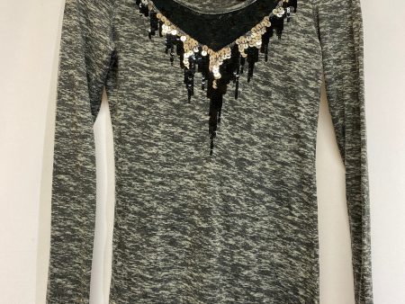 Black Top Long Sleeve Miss Me, Size S on Sale