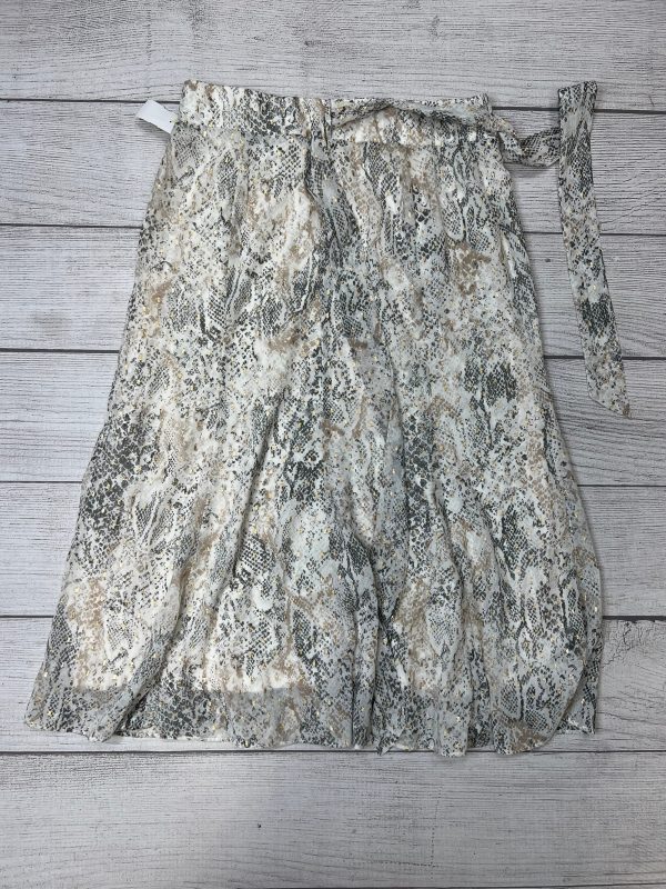 Snakeskin Print Skirt Maxi Chicos, Size 12 Online now