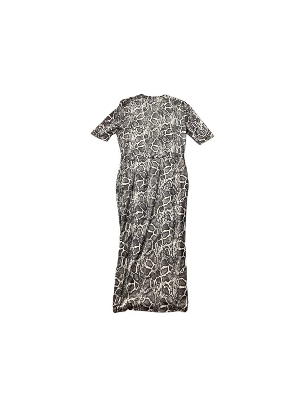 Snakeskin Print Dress Casual Maxi Clothes Mentor, Size Xl Online now