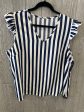 Striped Pattern Top Short Sleeve Shein, Size 2x Sale