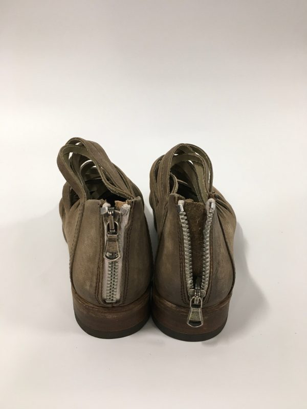 Tan Shoes Heels Block Free People, Size 6 Online