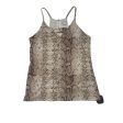 Snakeskin Print Top Sleeveless Bar Iii, Size Xs Online now