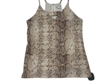 Snakeskin Print Top Sleeveless Bar Iii, Size Xs Online now