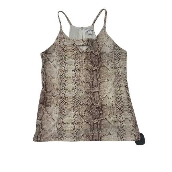 Snakeskin Print Top Sleeveless Bar Iii, Size Xs Online now