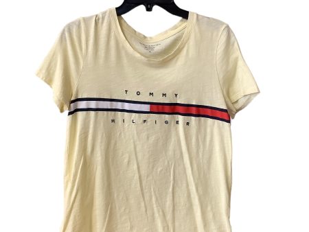 Yellow Top Short Sleeve Tommy Hilfiger, Size M Cheap