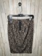 Black & Tan Skirt Midi Limited, Size 2 Fashion